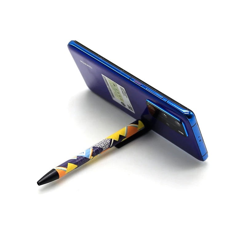 8Pcs Sublimation Blank Ballpoint Pen Phone Stand Pens With Shrink