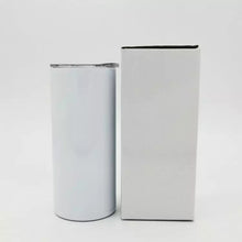 Load image into Gallery viewer, 15 oz Sublimation Blank Stainless Steel Double Wall Straight Skinny Tumblers
