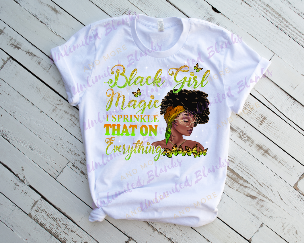 Black Girl Magic DTF Transfer